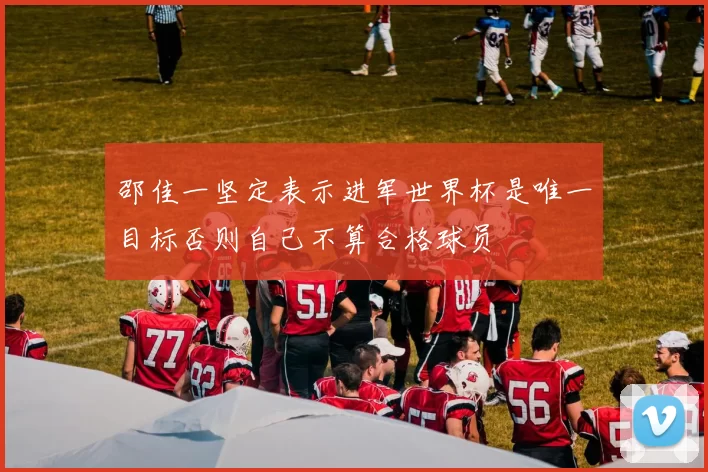 邵佳一坚定表示进军世界杯是唯一目标否则自己不算合格球员